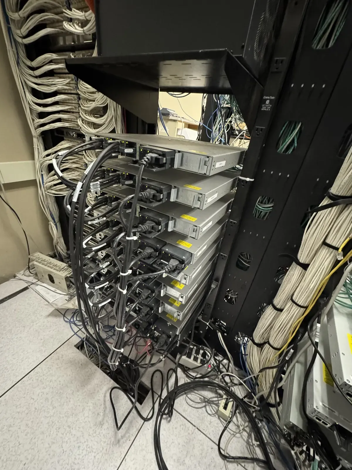 Cabling and infrastructure support work